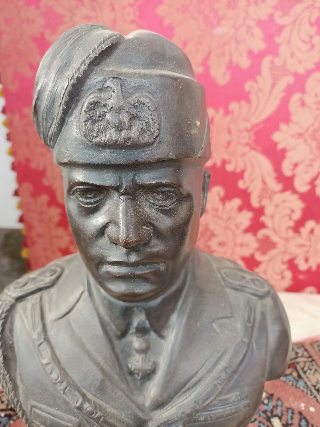 Busto in bronzo di Benito Mussolini, inizio '900 3