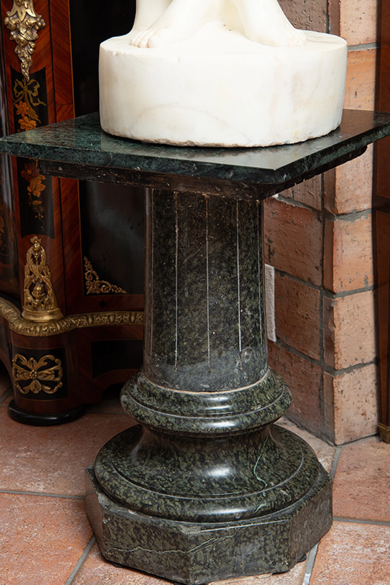 Scultura di figura femminile nuda in marmo bianco, '800 6