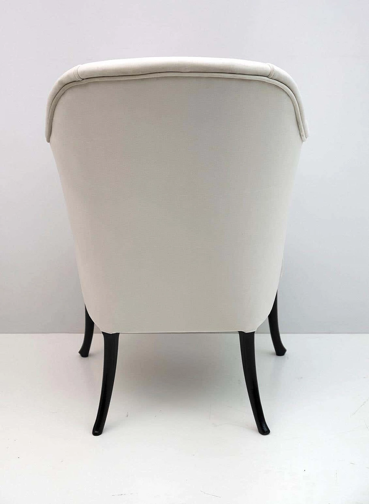 Coppia di poltrone Progetti in velluto e faggio di Giorgetti, anni '80 11