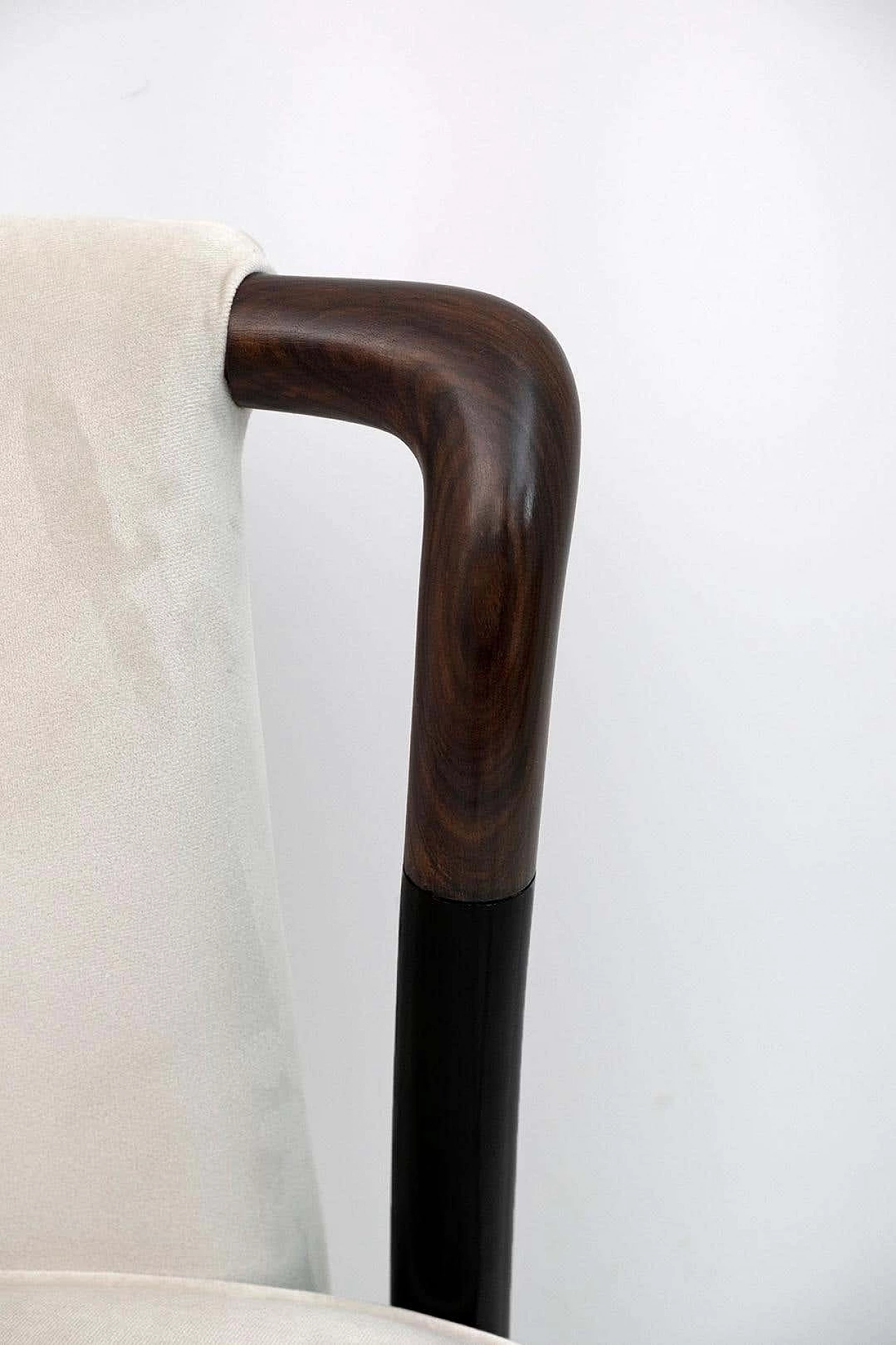 Coppia di poltrone Progetti in velluto e faggio di Giorgetti, anni '80 12