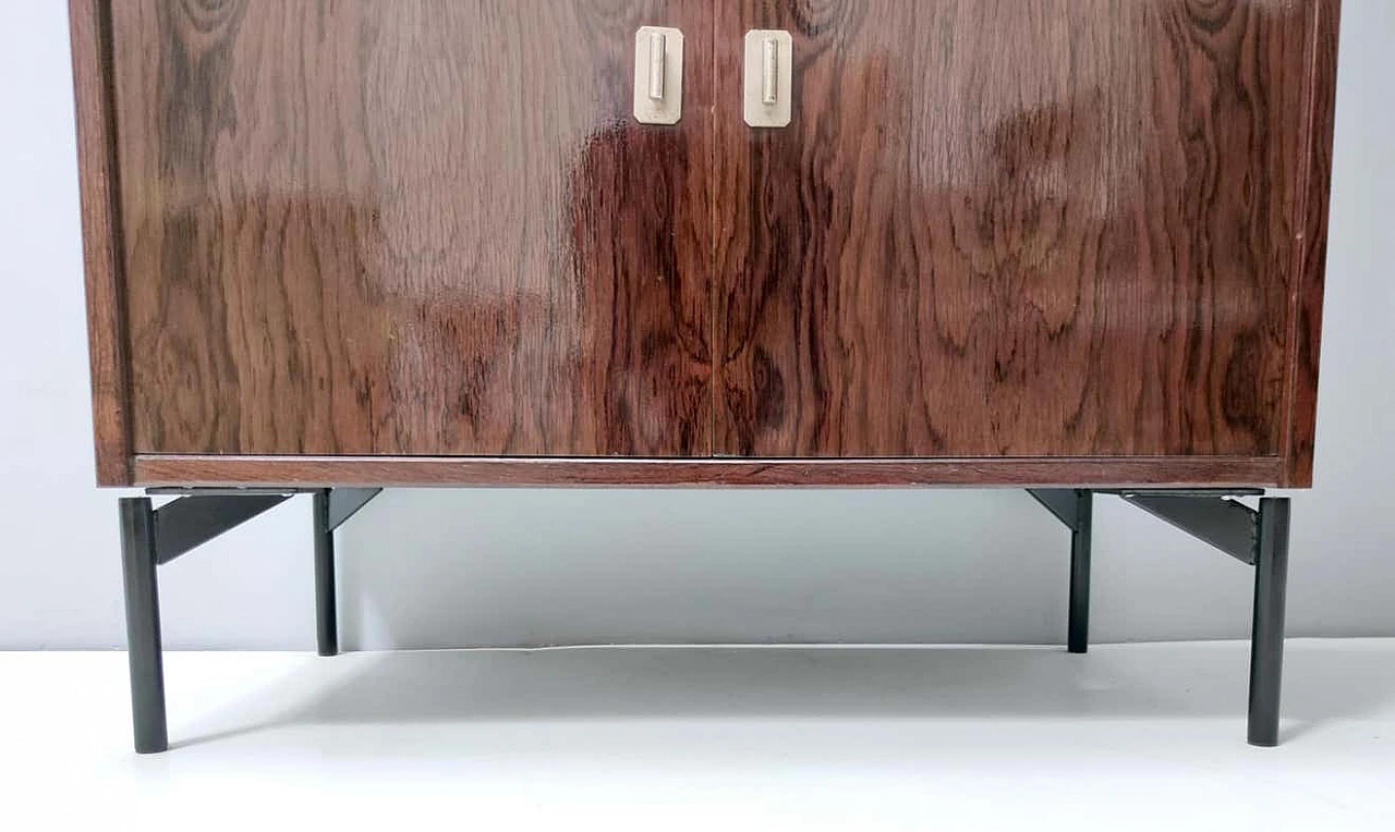 Walnut secretaire by Claudio Salocchi for Sormani, 1950s 14