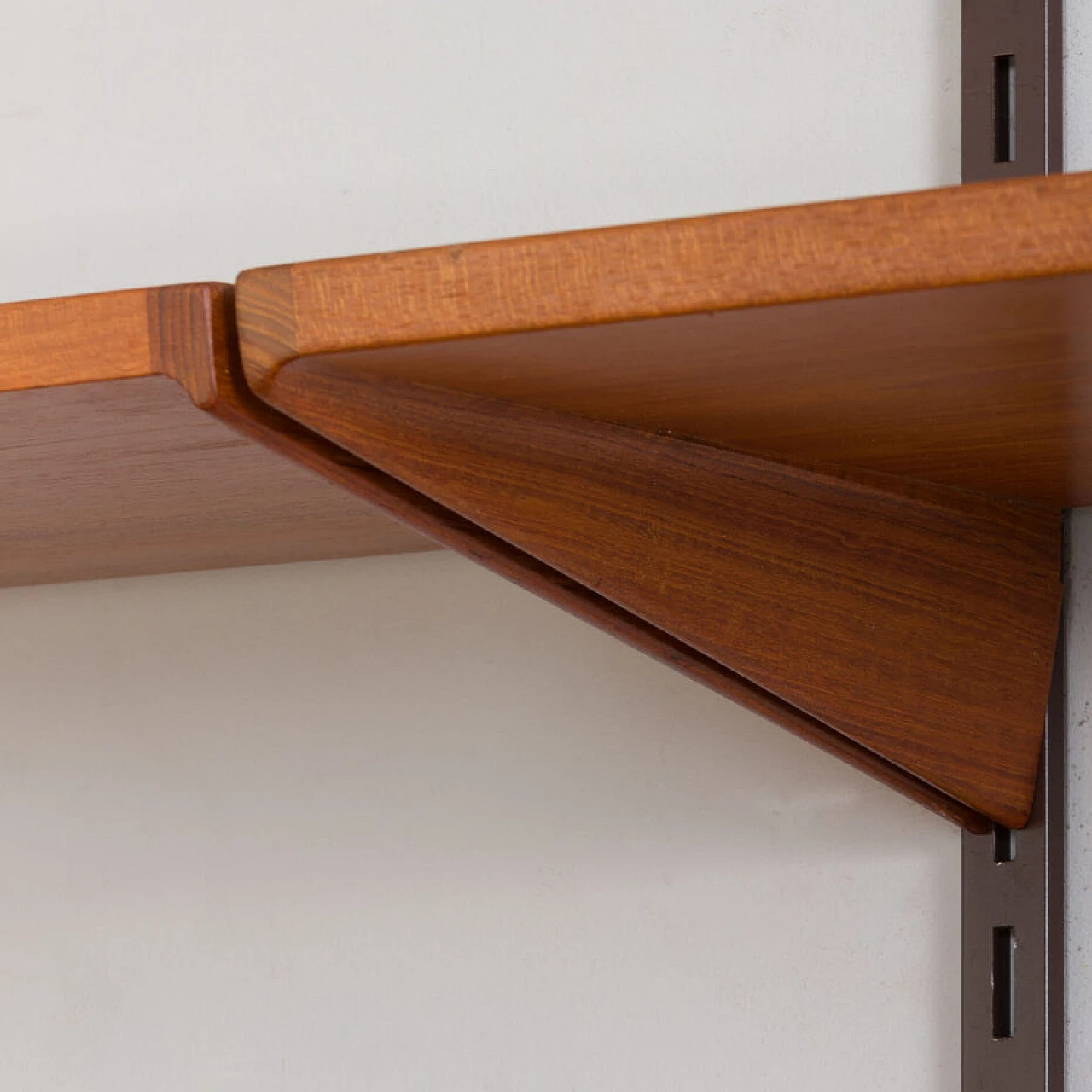 Danish modular teak bookcase by Kai Kristiansen for FM Mobler, 1960s 11