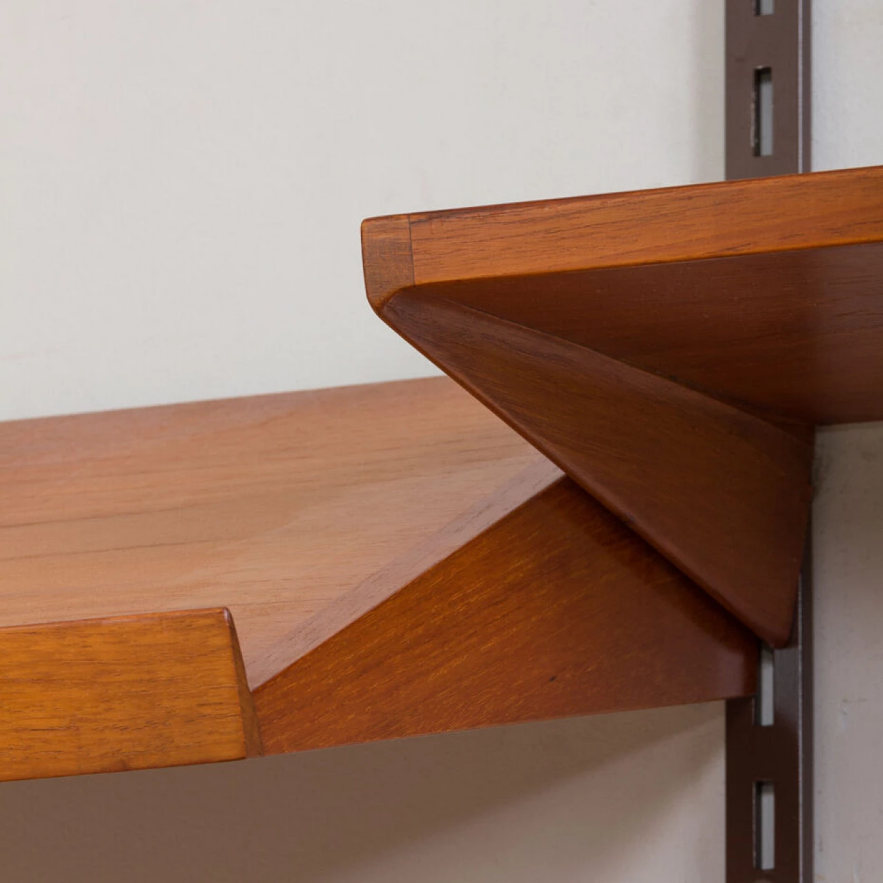 Danish modular teak bookcase by Kai Kristiansen for FM Mobler, 1960s 14