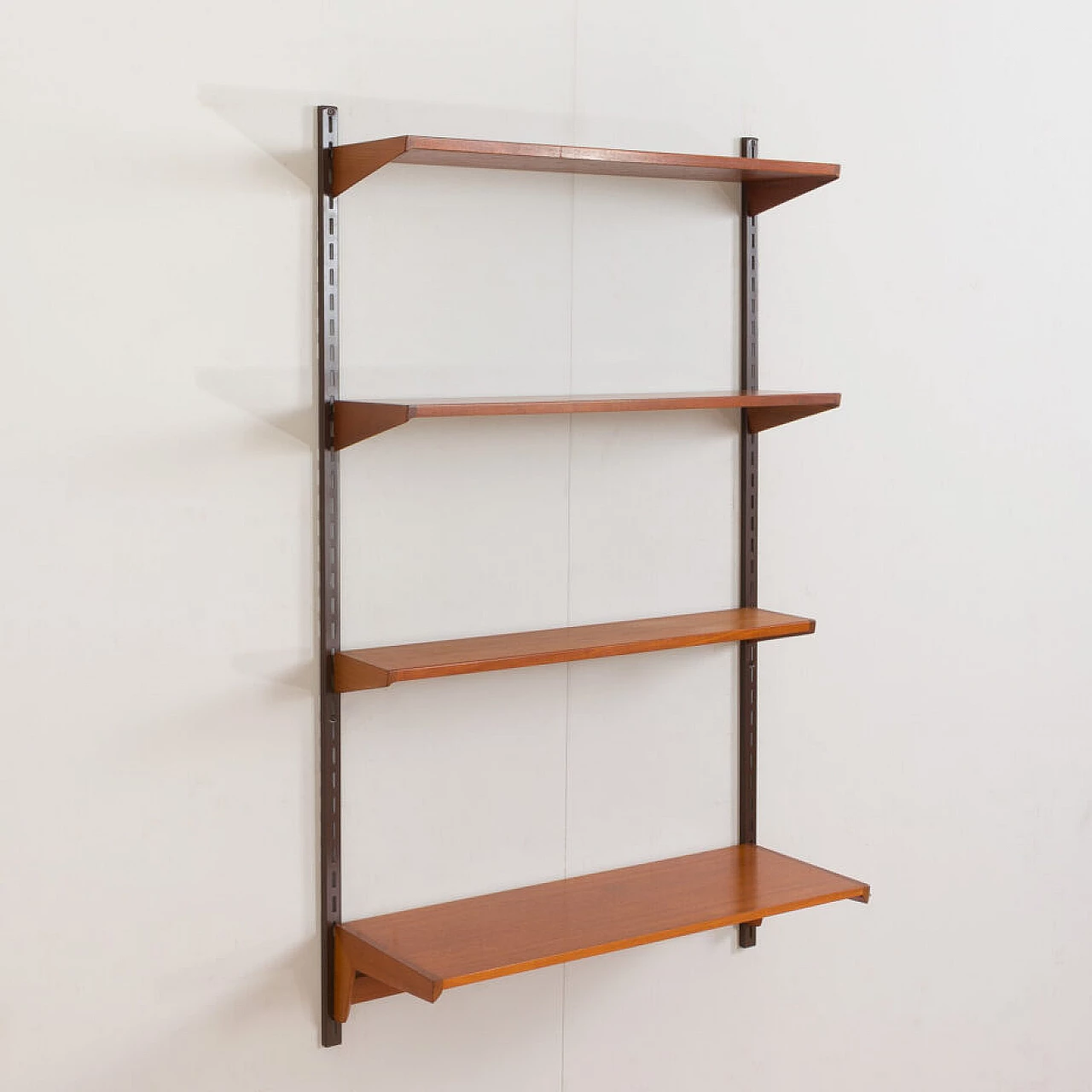 Modular bookcase with teak desk by Kai Kristiansen for FM Mobler, 1960s 6