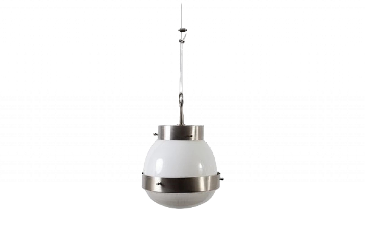 Lampada a sospensione Delta di Sergio Mazza per Artemide, anni '60 13