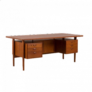 Scrivania FM60 di Kai Kristiansen per Feldballe's Møbelfabrik, anni '60