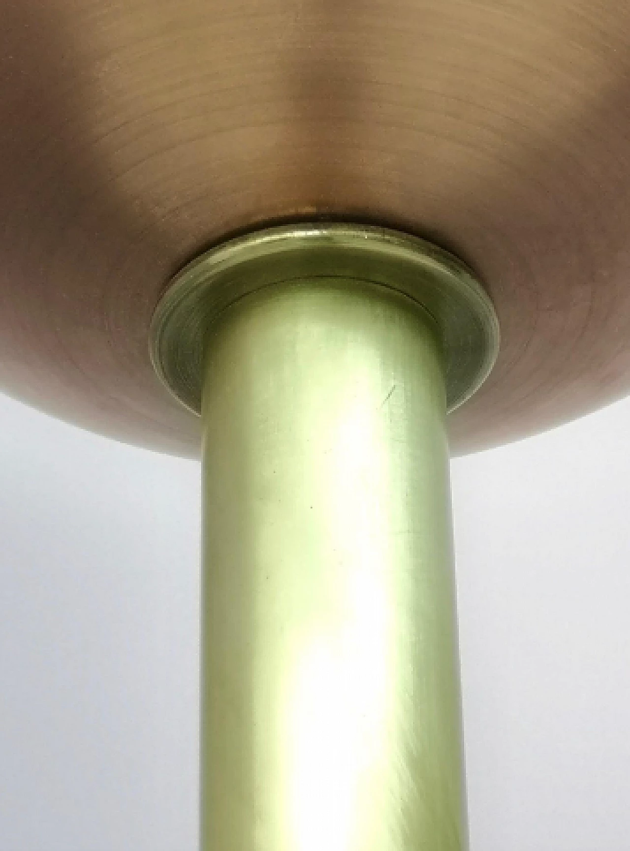 Brass, copper and marble Lampione floor lamp by Carmelo La Gaipa 6