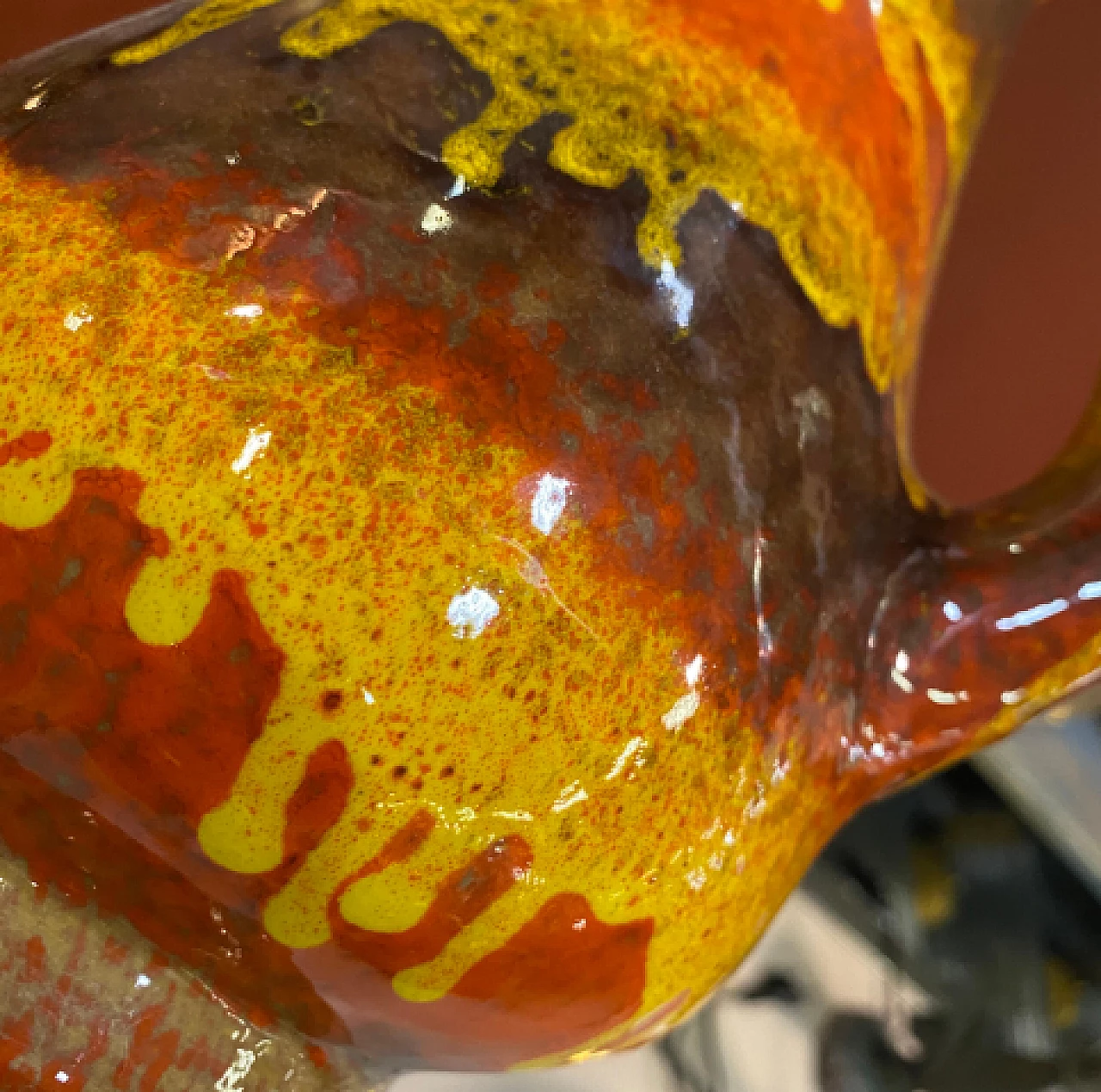 Coppia di brocche in ceramica di Artigiana Ceramica Umbra, anni '60 9