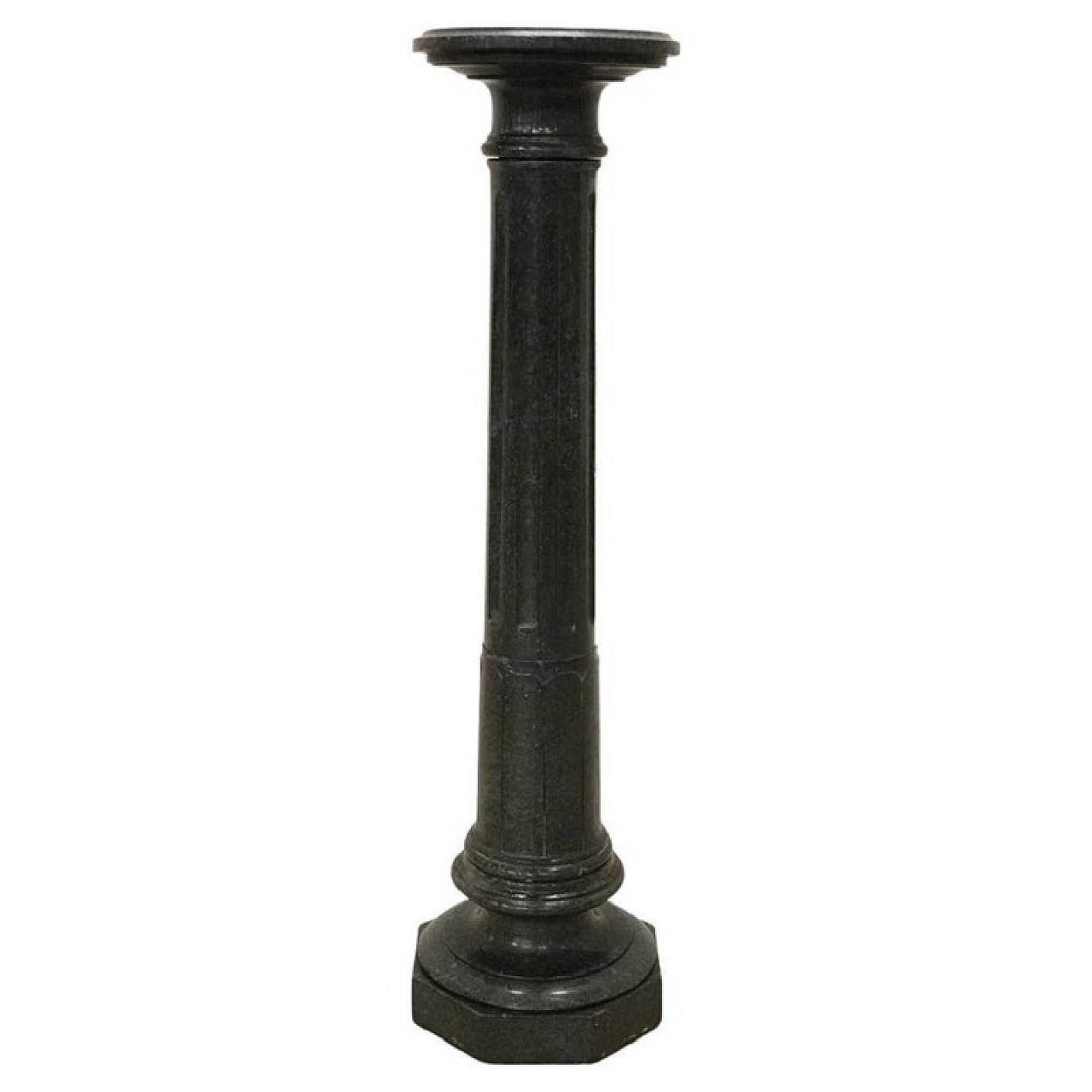 Green Alpine marble column, late 19th century 1