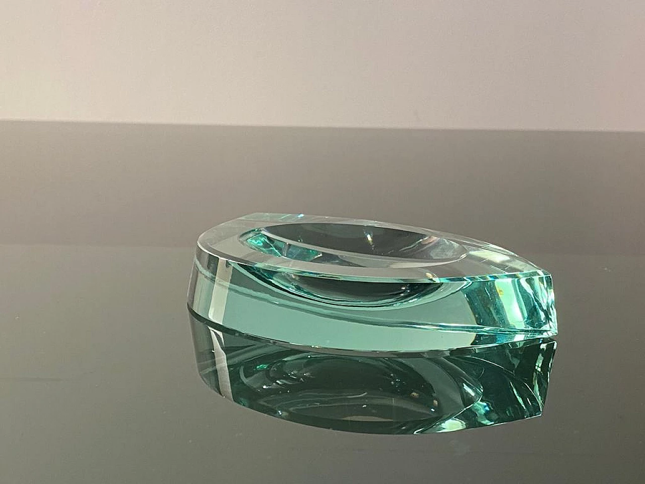 Glass ashtray by Fontana Arte, 1950s 2