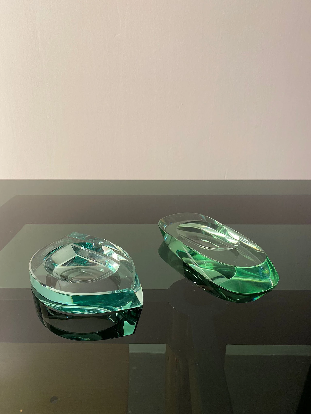 Glass ashtray by Fontana Arte, 1950s 3