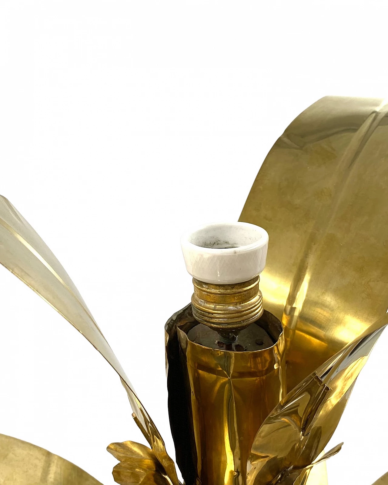 Brass palm-shaped table lamp by Bottega Gadda, 1960 24