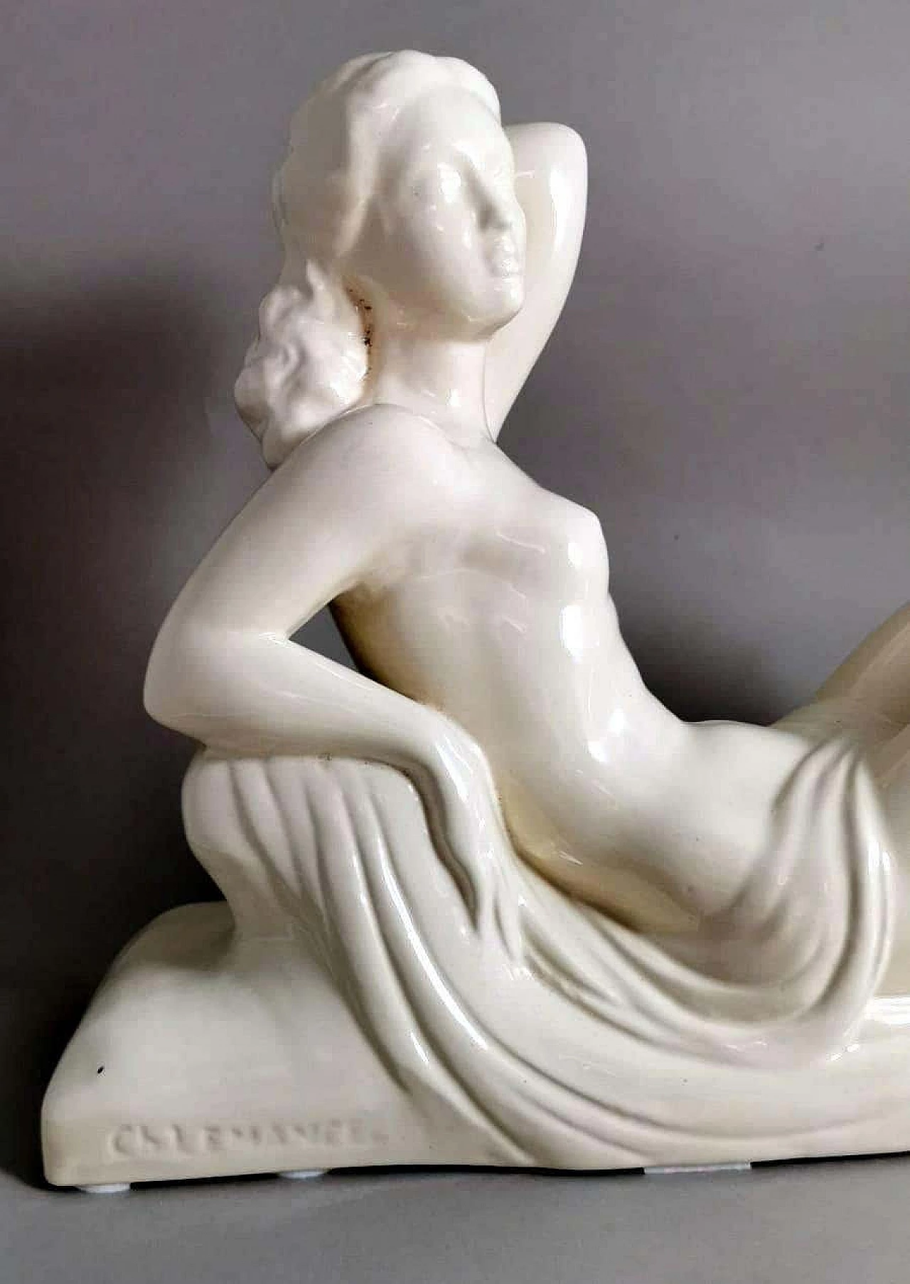 Statua Art Deco in ceramica di Charles Lemanceau, anni '20 9