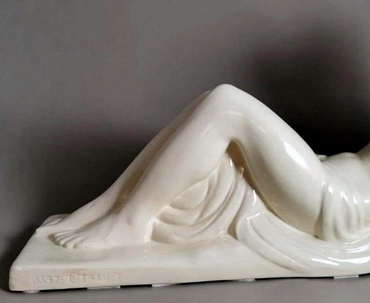 Statua Art Deco in ceramica di Charles Lemanceau, anni '20 14