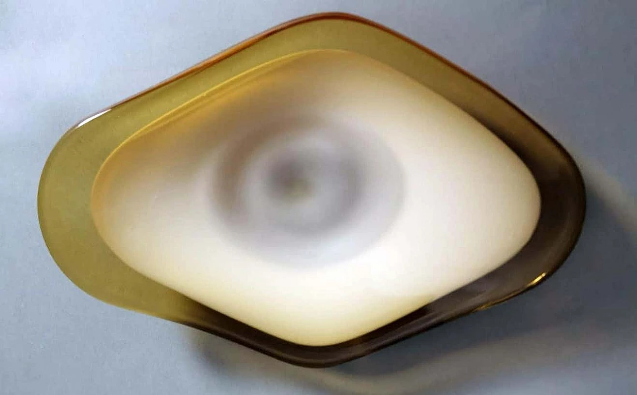 Blown Murano glass tidy tray, 1960s 5