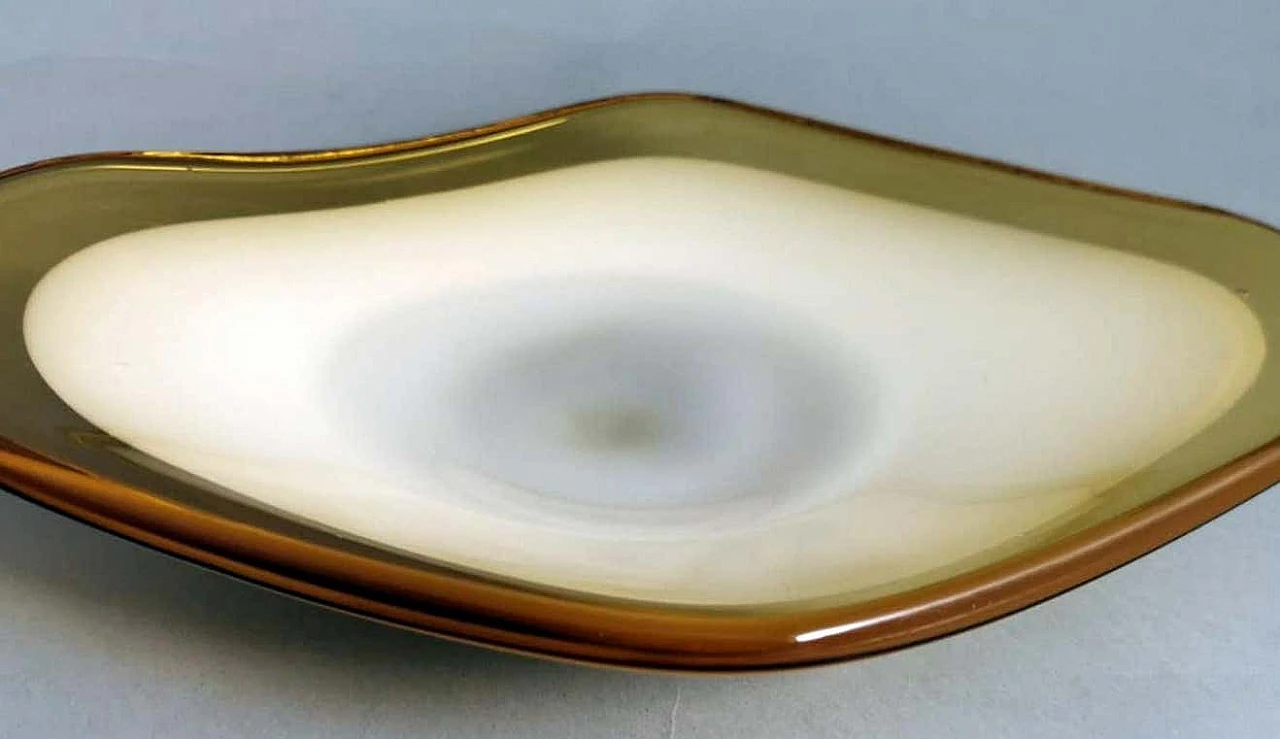 Blown Murano glass tidy tray, 1960s 7