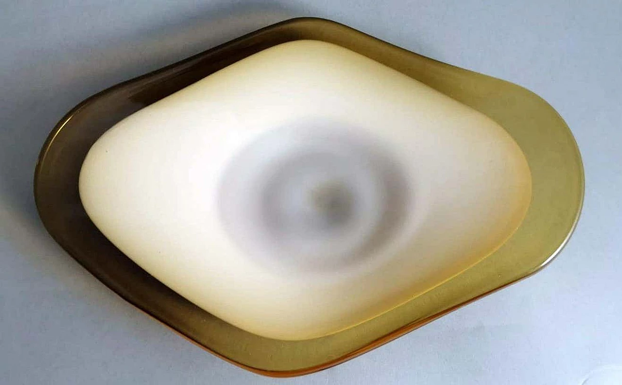 Blown Murano glass tidy tray, 1960s 10