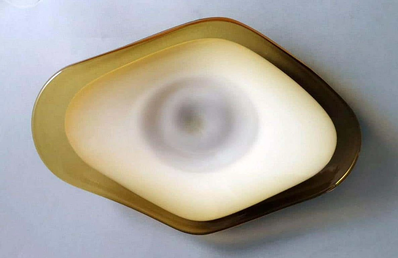 Blown Murano glass tidy tray, 1960s 11