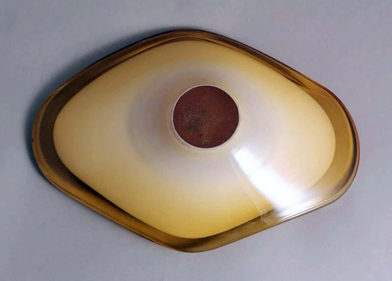 Blown Murano glass tidy tray, 1960s 12