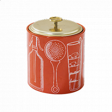 Ice bucket by Piero Fornasetti for FIAT, 1960s