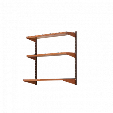 Libreria in teak di Kai Kristiansen per FM Mobler, anni '60