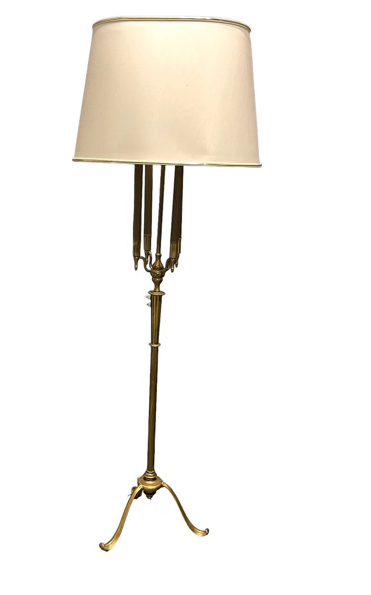 Lampada da terra in bronzo di Pietro Chiesa, anni '50 10