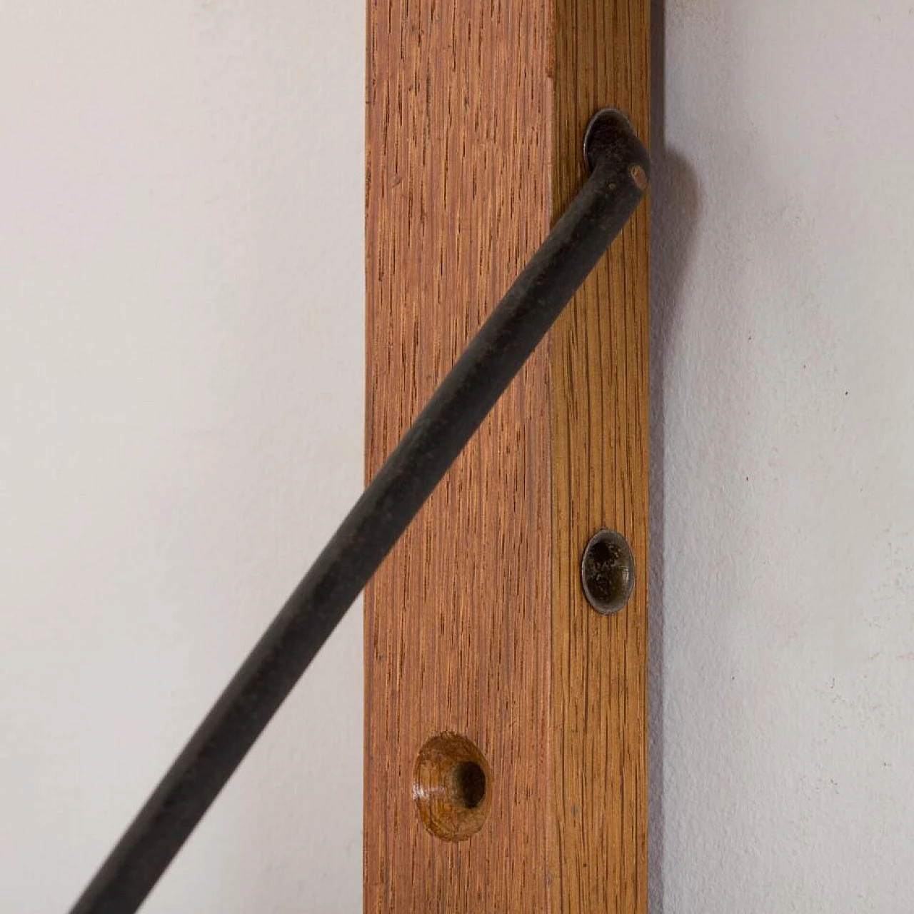 Danish teak bookcase with console and three shelves, 1960s 12