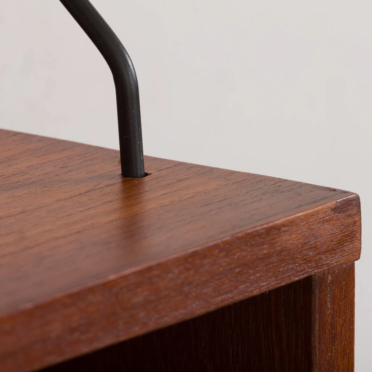 Danish teak bookcase with console and three shelves, 1960s 13