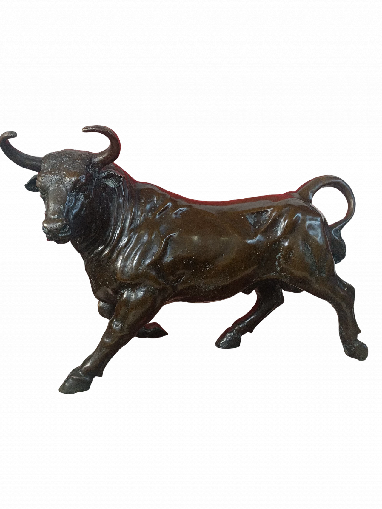 Bronze bull sculpture, late 19th century 5