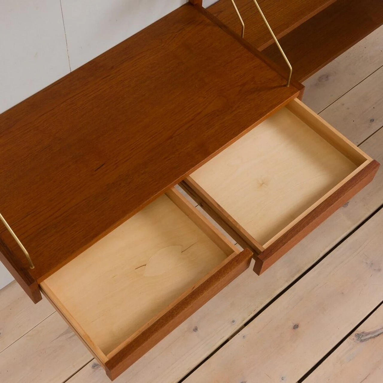 Danish bookcase with desk in the style of Preben Sorensen, 1970s 9