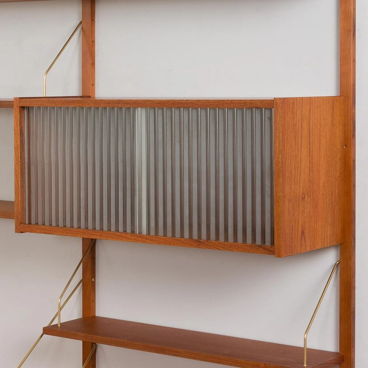 Danish bookcase with desk in the style of Preben Sorensen, 1970s 11