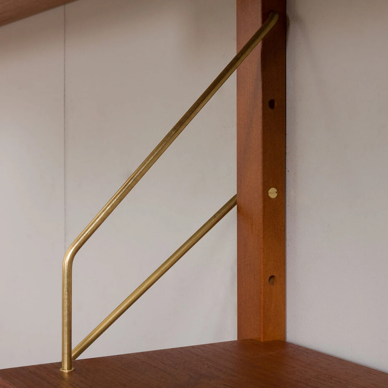 Danish bookcase with desk in the style of Preben Sorensen, 1970s 13