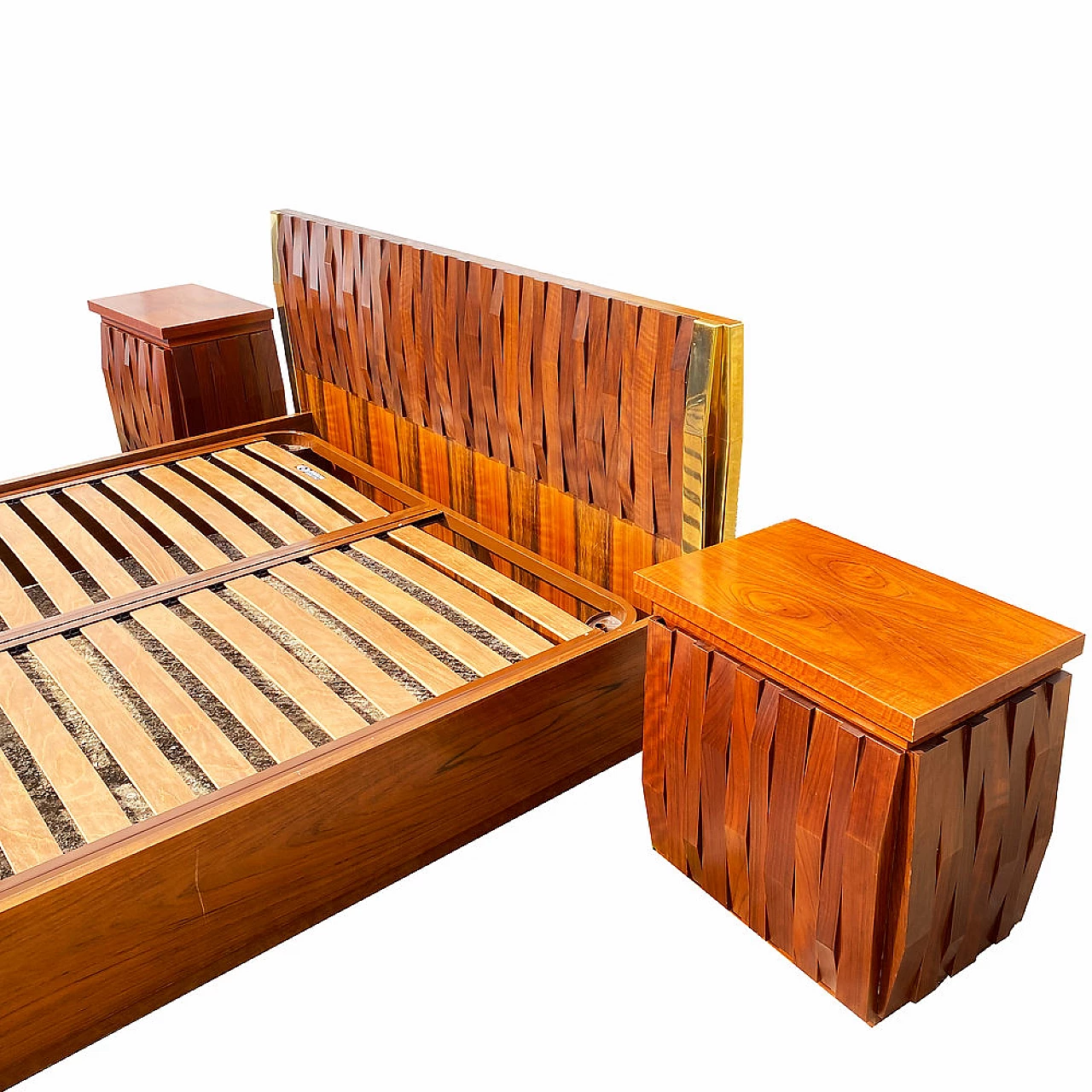 Camera da letto Barium di Luciano Frigerio per Frigerio di Desio, anni '70 3