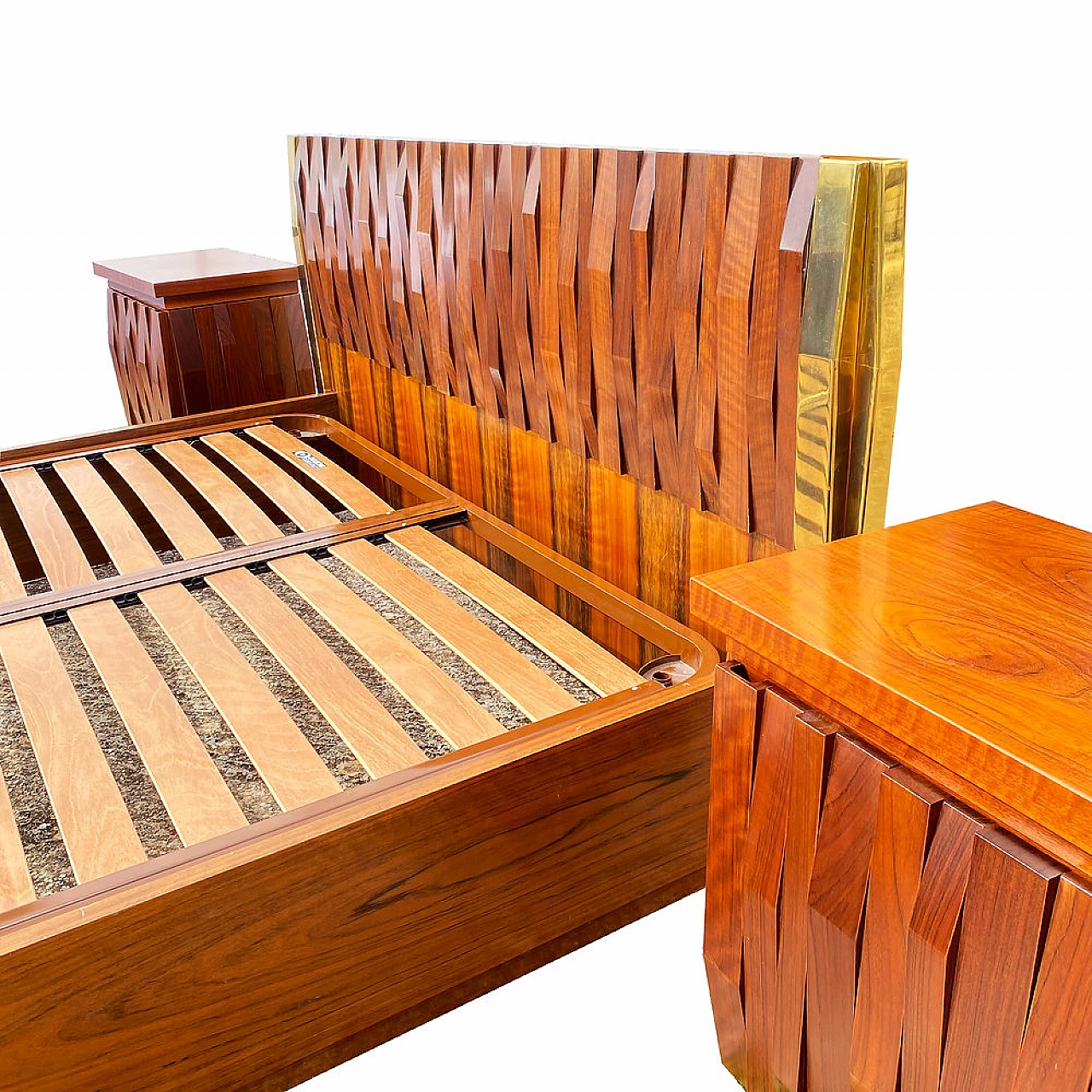 Camera da letto Barium di Luciano Frigerio per Frigerio di Desio, anni '70 6