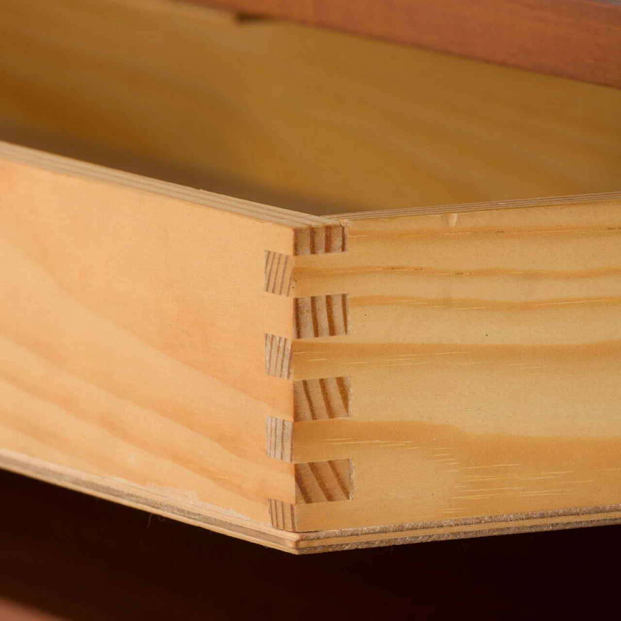 Danish modular teak bookcase with four wall shelves and three cabinets, 1960s 11