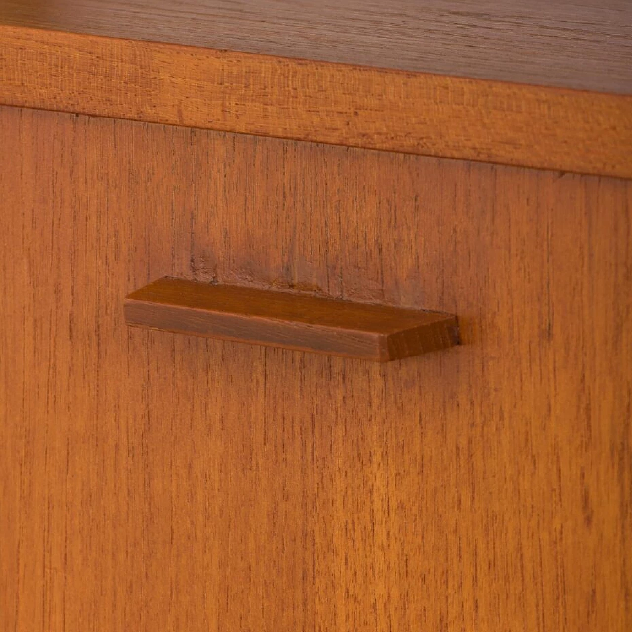 Danish modular teak bookcase with four wall shelves and three cabinets, 1960s 13