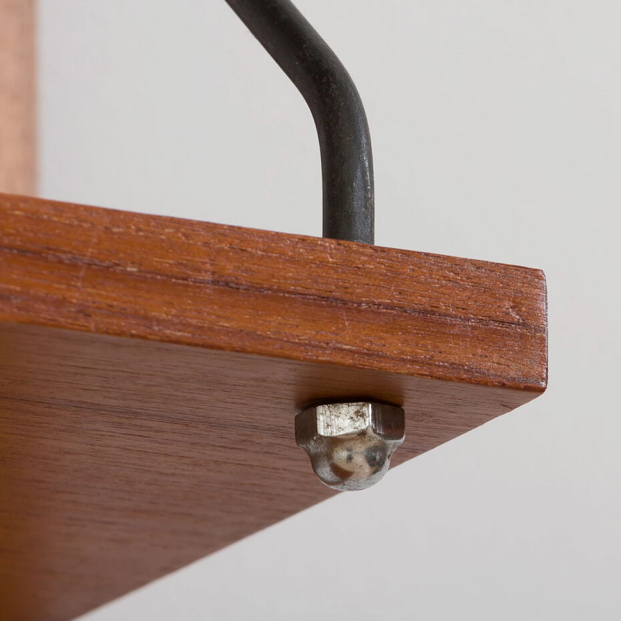 Danish modular teak bookcase with four wall shelves and three cabinets, 1960s 16