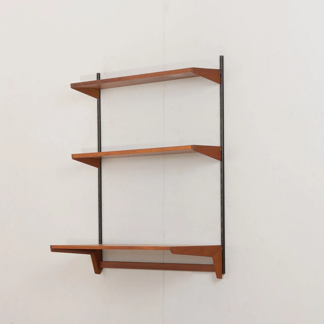 Danish solid teak bookcase by Kai Kristiansen for FM Mobler, 1960s 4