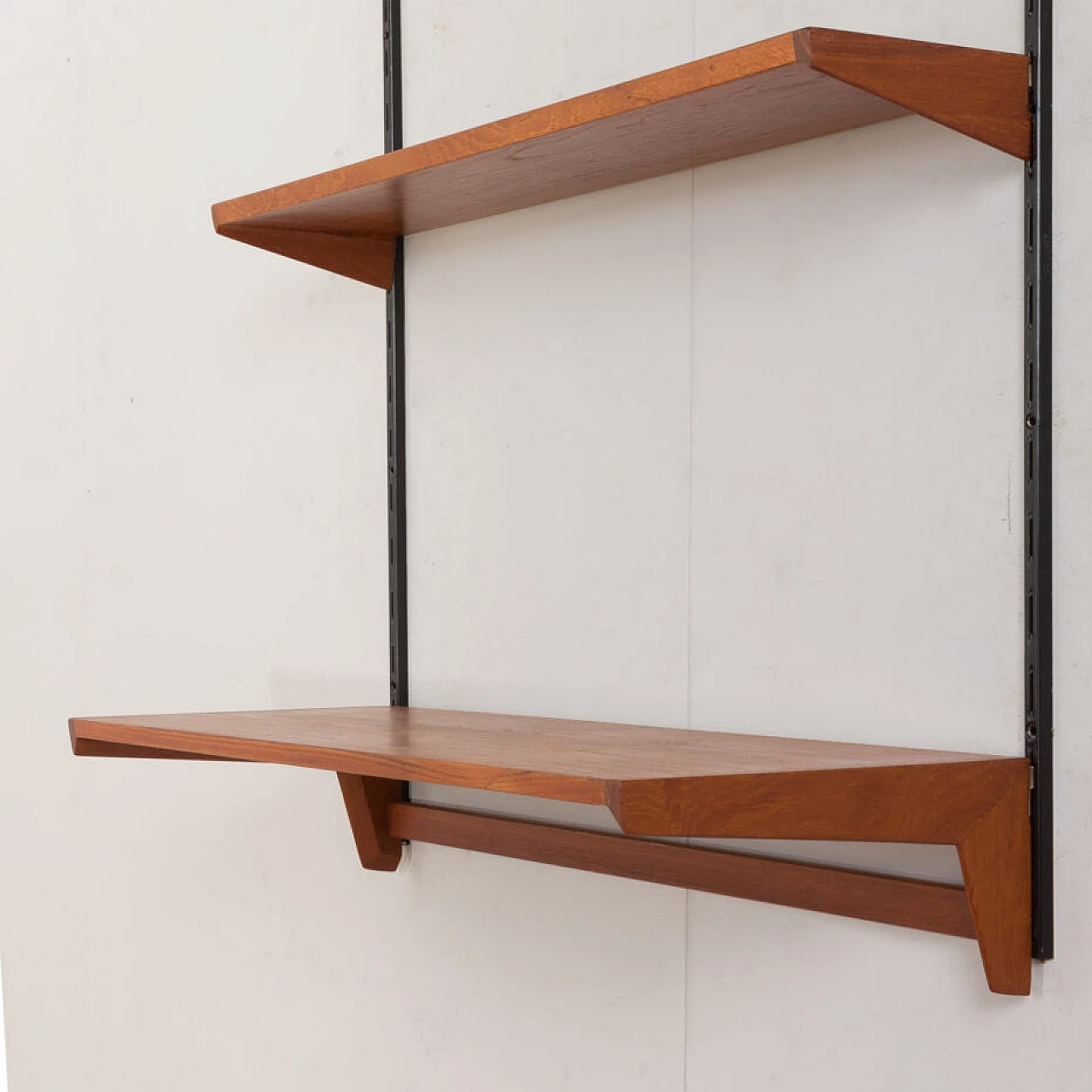 Danish solid teak bookcase by Kai Kristiansen for FM Mobler, 1960s 7