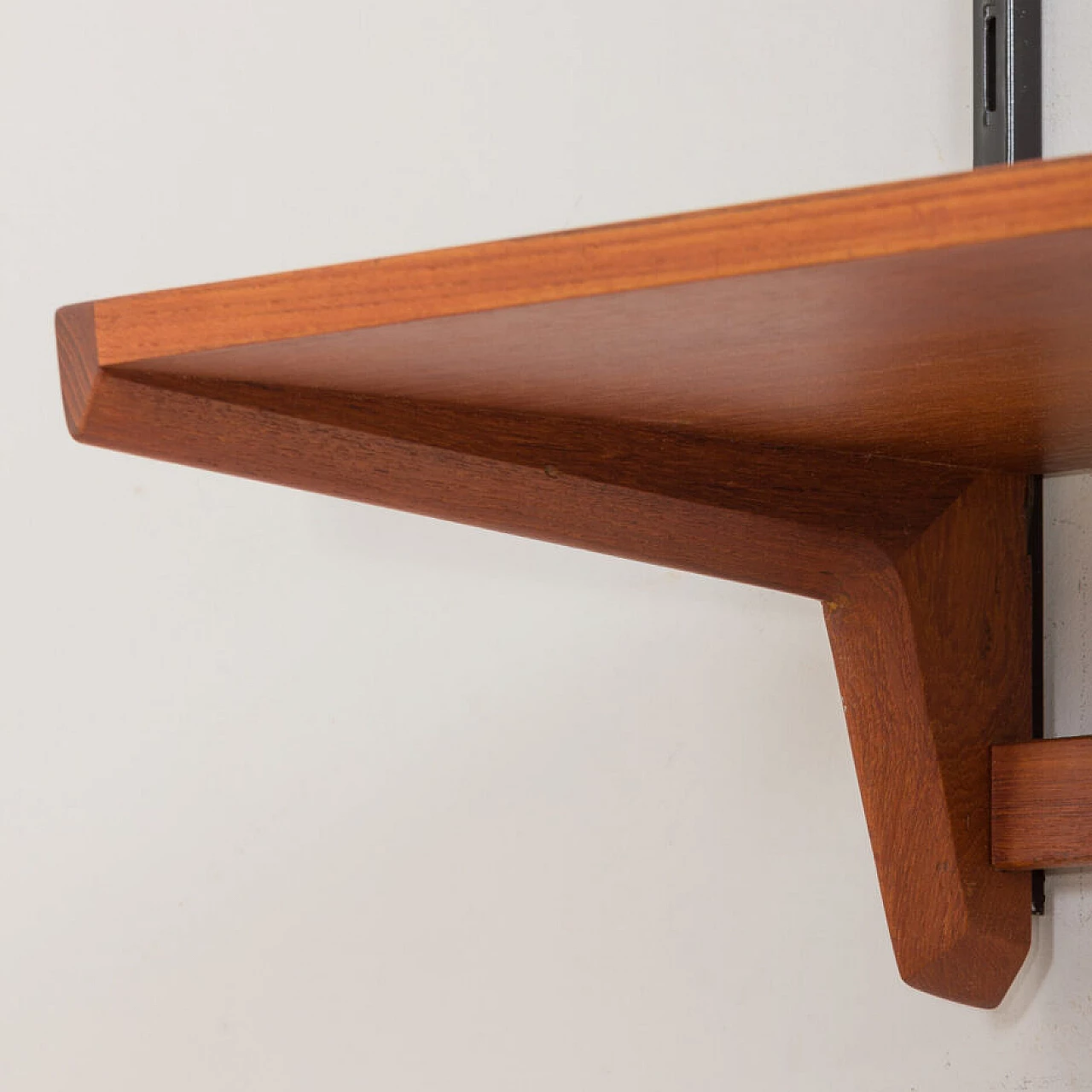 Danish solid teak bookcase by Kai Kristiansen for FM Mobler, 1960s 9