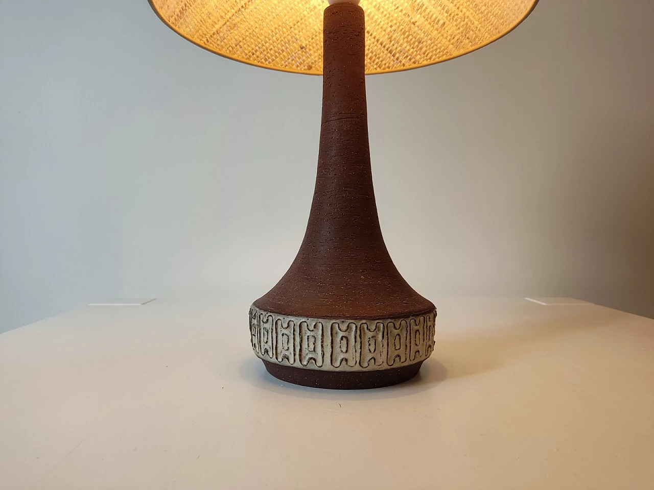 Lampada da tavolo di Michael Andersen per Helge Bjufstrom, anni '60 5