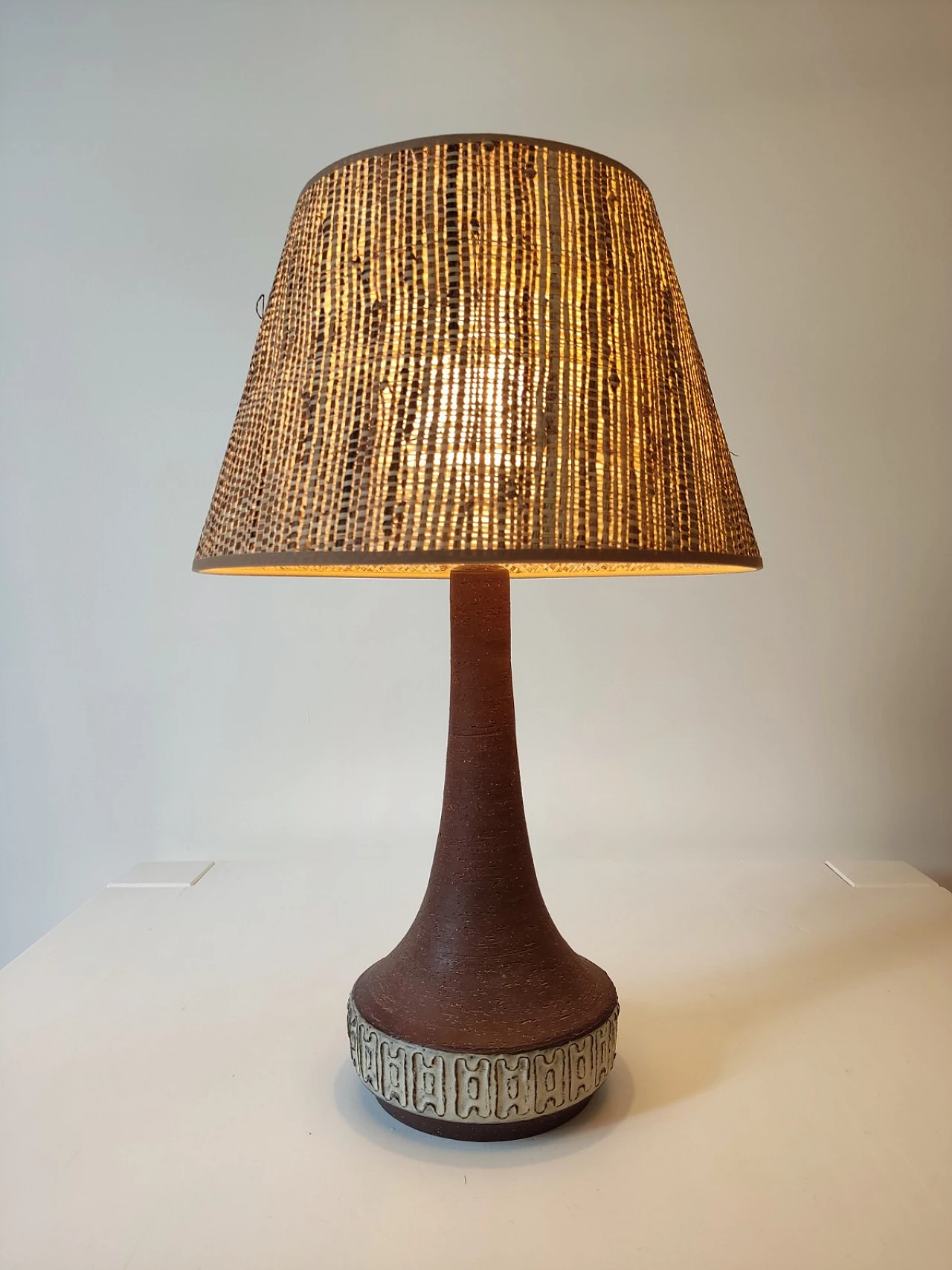 Lampada da tavolo di Michael Andersen per Helge Bjufstrom, anni '60 6