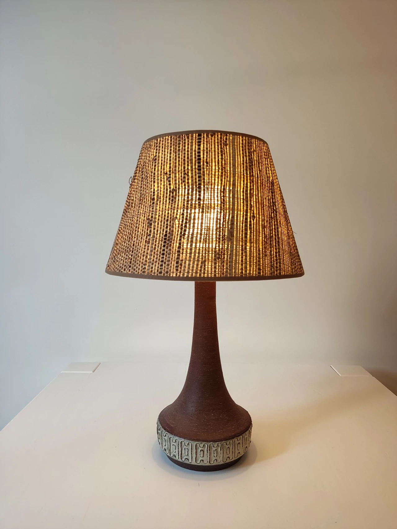 Lampada da tavolo di Michael Andersen per Helge Bjufstrom, anni '60 7