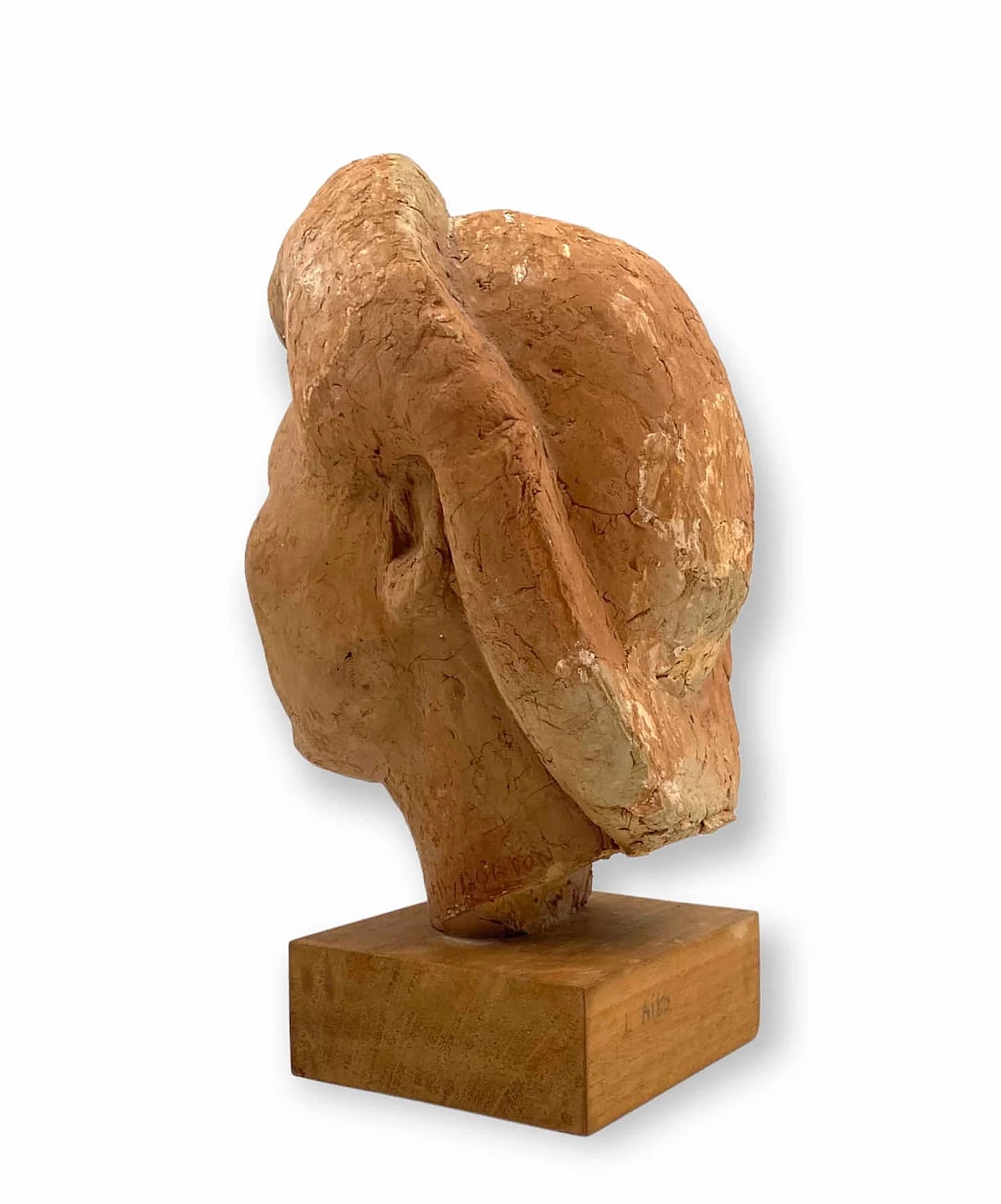 Willy Gordon, testa di ragazza Akito, scultura in terracotta, anni '40 12