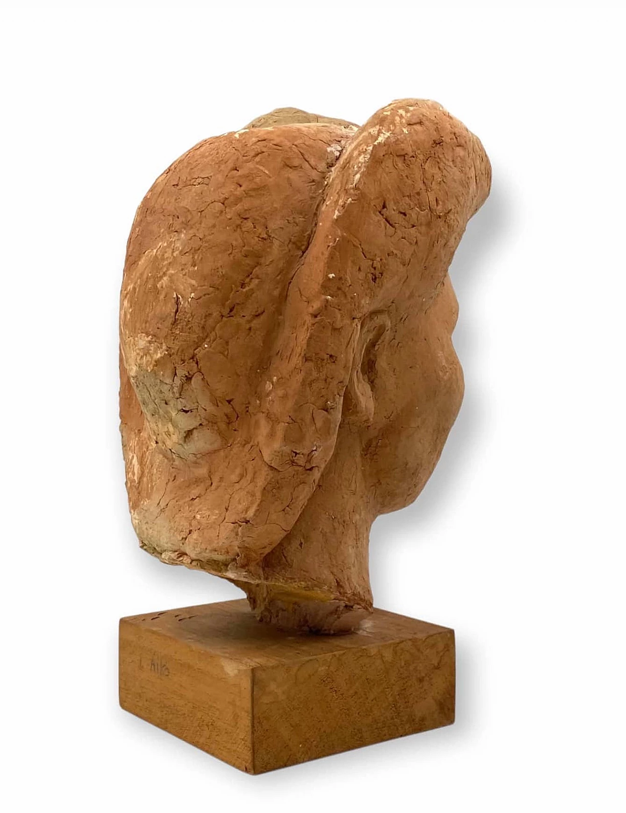 Willy Gordon, testa di ragazza Akito, scultura in terracotta, anni '40 15
