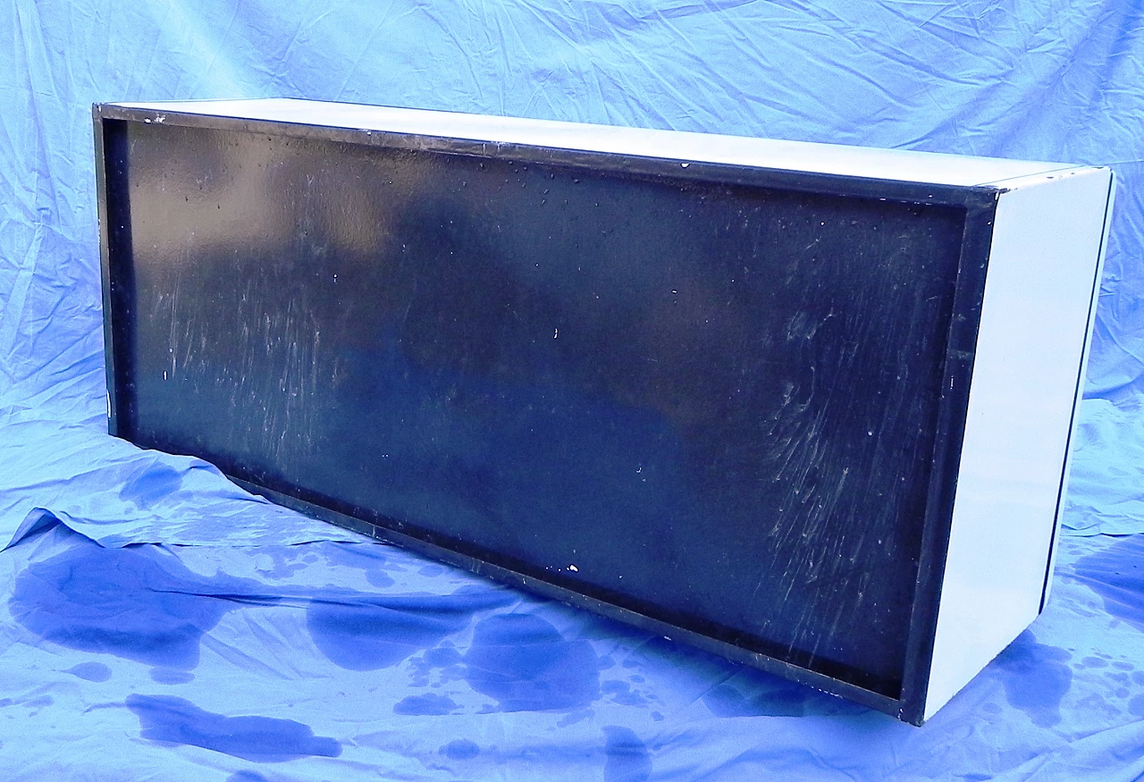 White enameled sheet metal hanging sideboard by Soal, 1950s 6