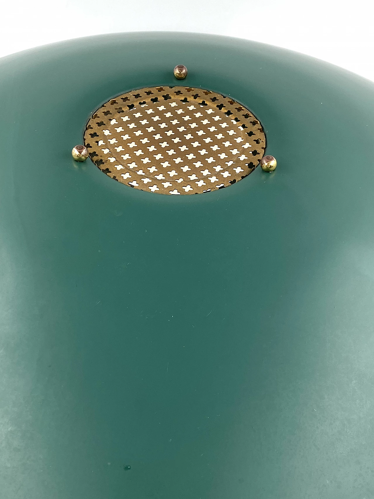 Lucite, metal and brass table lamp, 1960s 6