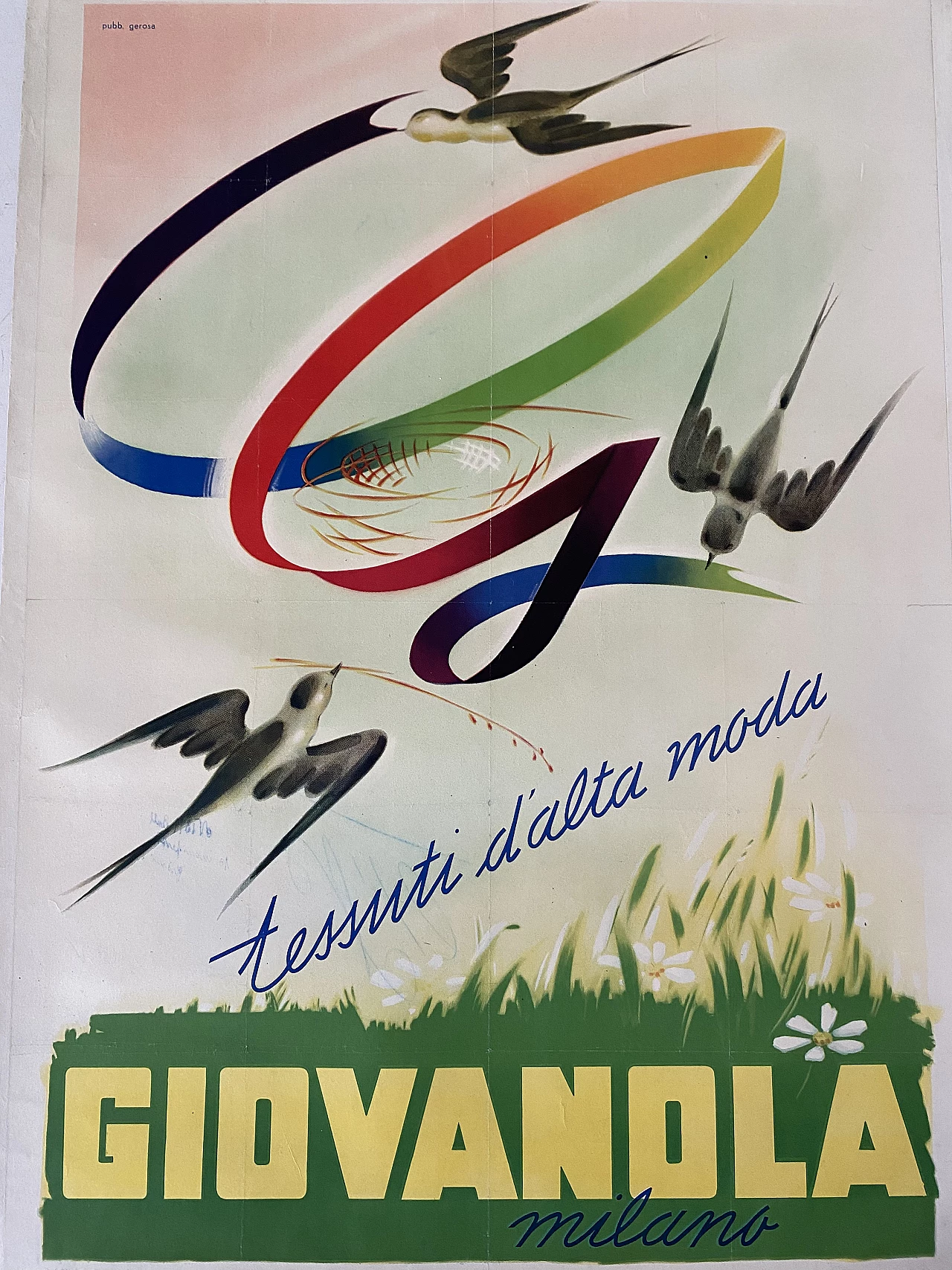 Giovanola advertising poster, 1960s 6