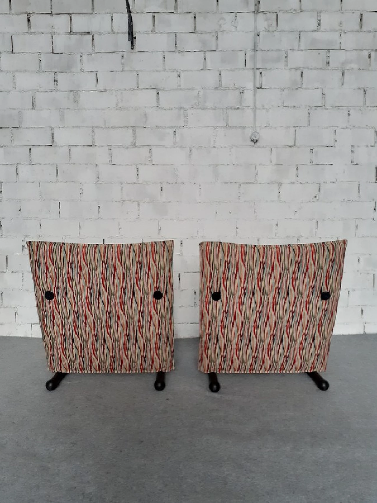 Pair of T-Line armchairs by Burkhard Vogtherr for Arflex, 1980s 3