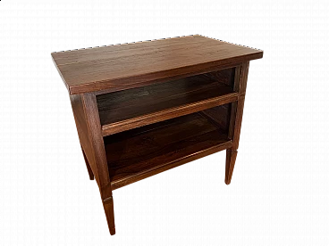 Solid wood TV stand table, 1950s